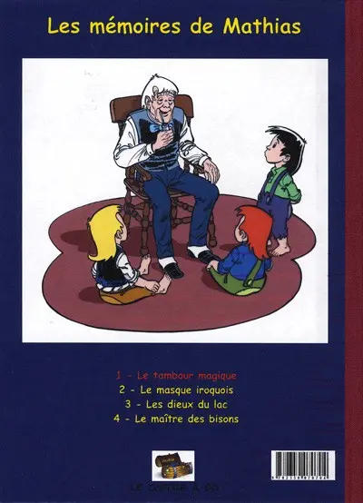 Verso de l'album Les mémoires de Mathias Tome 1 Le tambour magique
