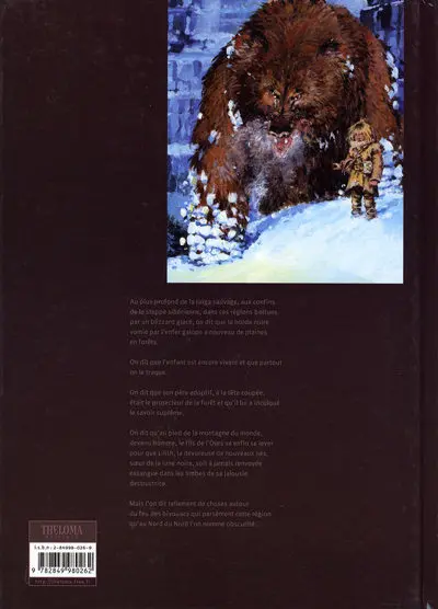 Verso de l'album L'Ombre de l'ours