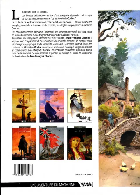 Verso de l'album Les Pionniers du Nouveau Monde Tome 4 La croix de Saint-Louis