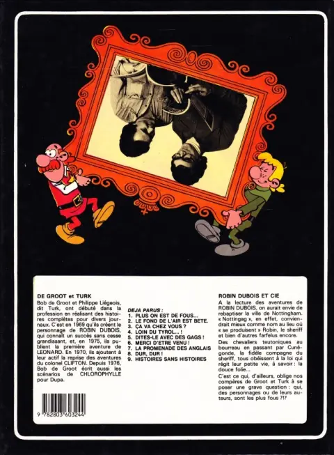 Verso de l'album Robin Dubois Tome 1 Plus on est de fous...