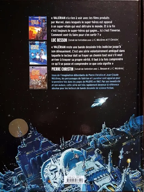 Verso de l'album Valérian et Laureline - L'intégrale Volume 6