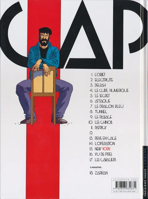 Verso de l'album Capricorne Tome 17 Les Cavaliers