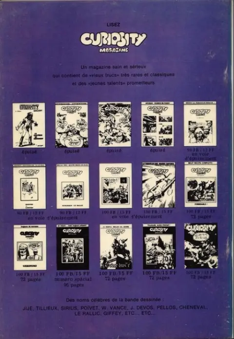 Verso de l'album Marc Dacier Tome 12 L'or du Vent d'Est