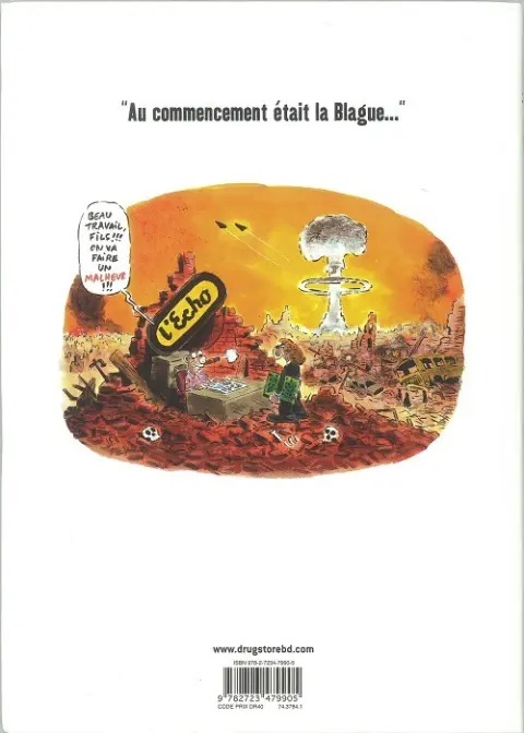 Verso de l'album La Bible des sales blagues Tome 5 Livre 5