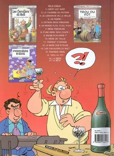 Verso de l'album Du côté de chez Poje Tome 16 La bière et la bête
