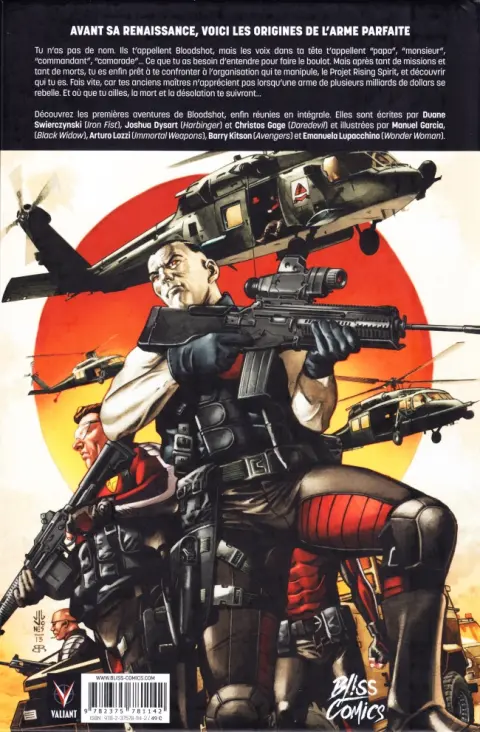 Verso de l'album Bloodshot Intégrale