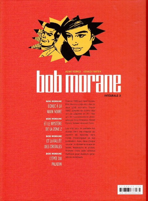Verso de l'album Bob Morane Intégrale 3