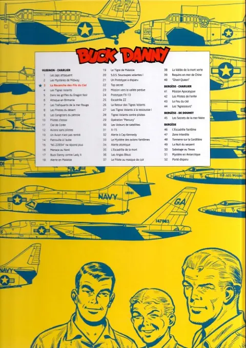 Verso de l'album Buck Danny Tome 3 La revanche des fils du ciel