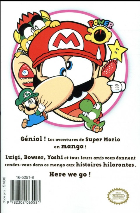 Verso de l'album Super Mario - Manga Adventures 15