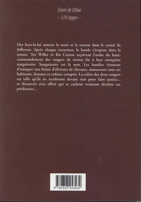 Verso de l'album Tex (Maxi) Tome 12 La Cavalerie infernale