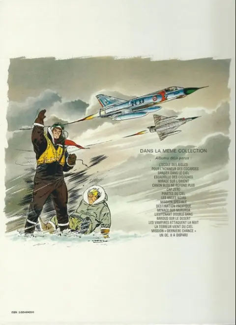 Verso de l'album Tanguy et Laverdure Tome 13 Lieutenant Double Bang