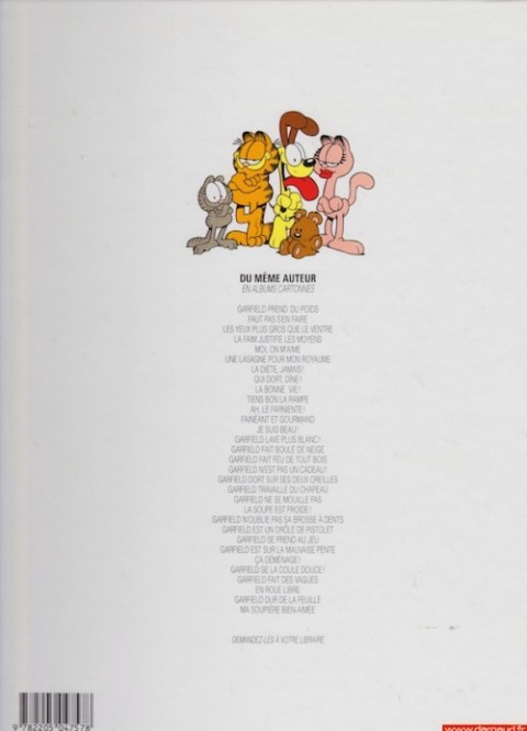Verso de l'album Garfield Tome 26 Ça déménage