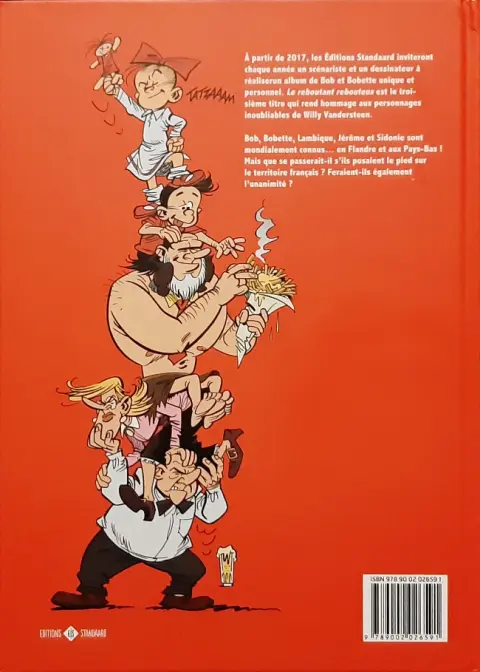 Verso de l'album Bob et Bobette Tome 3 Le reboutant rebouteux