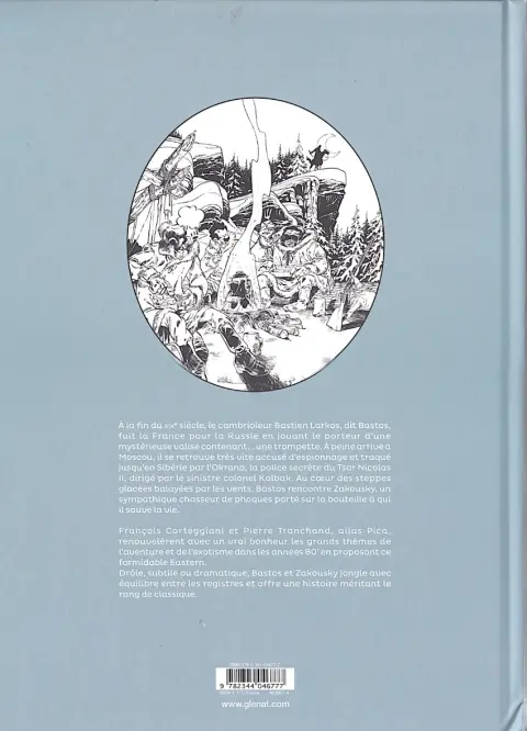 Verso de l'album Bastos et Zakousky Intégrale noir et blanc