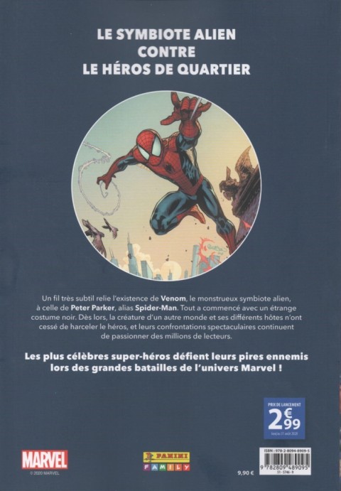 Verso de l'album Marvel - Les Grandes Batailles Tome 7 Venom VS Spider-Man