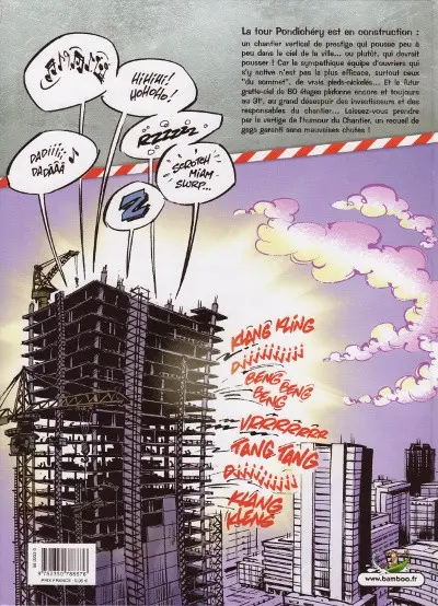 Verso de l'album Le Chantier Tome 1 ... n'avance pas !