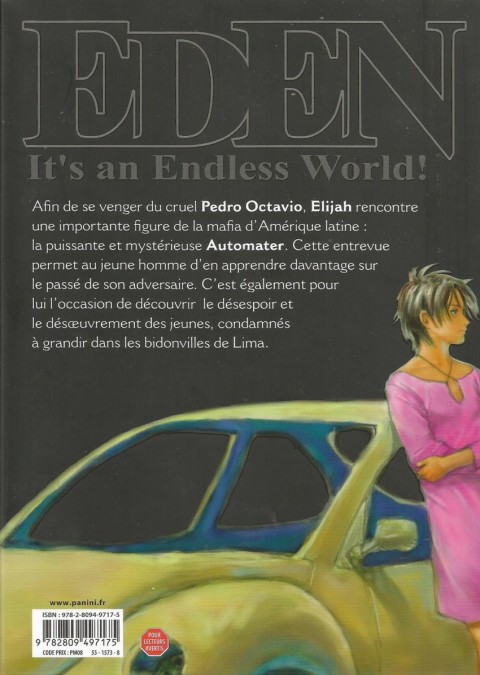 Verso de l'album Eden - It's an Endless World ! Perfect Edition Volume 4