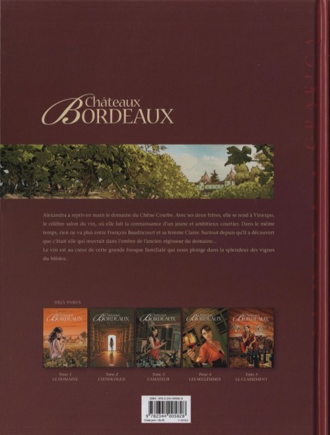 Verso de l'album Châteaux Bordeaux Tome 6 Le courtier