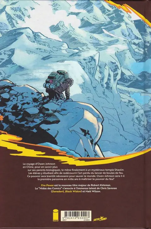 Verso de l'album Fire Power Tome 1