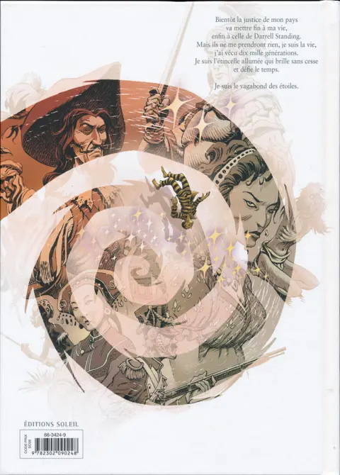 Verso de l'album Le vagabond des Étoiles Seconde partie