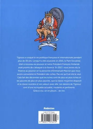 Verso de l'album La République des riches