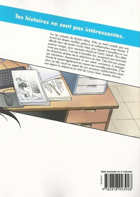 Verso de l'album Cimoc - Les Dessous du manga 2