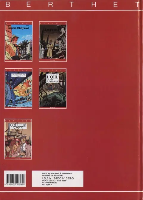 Verso de l'album L'oeil du chasseur