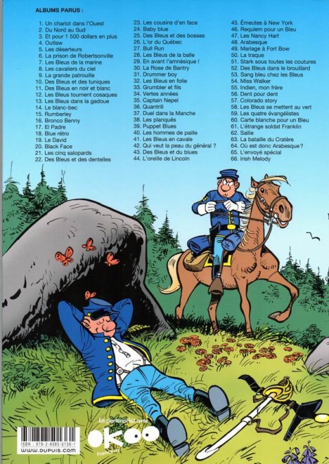 Verso de l'album Les Tuniques Bleues Tome 61 L'Etrange Soldat Franklin