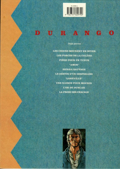 Verso de l'album Durango Tome 9 L'Or de Duncan