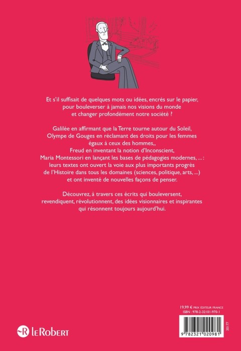 Verso de l'album Les écrits les plus visionnaires