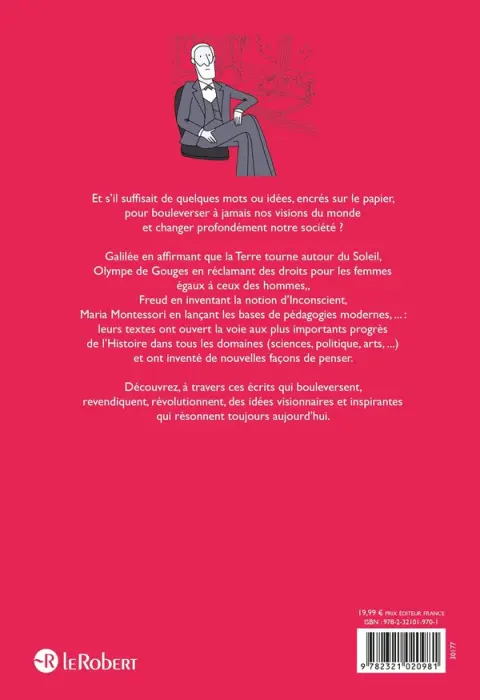 Verso de l'album Les écrits les plus visionnaires