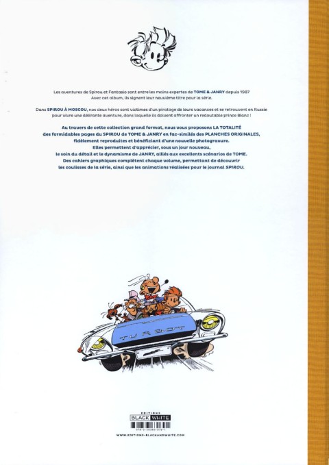 Verso de l'album Spirou et Fantasio Tome 42 Spirou à Moscou