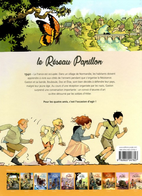 Verso de l'album Le Réseau Papillon Tome 1 Aux arts, citoyens !