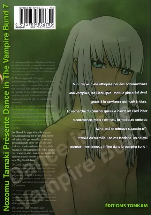 Verso de l'album Dance in the Vampire Bund 7