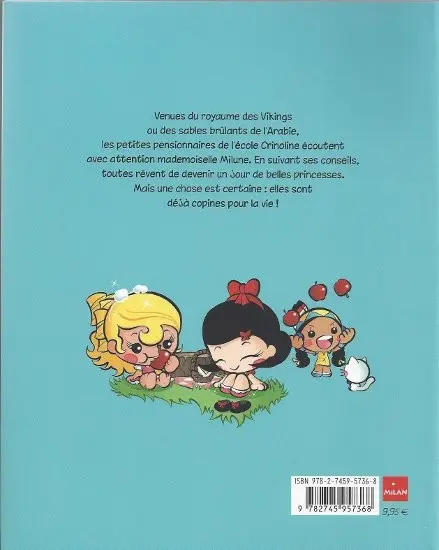 Verso de l'album L'École Crinoline Tome 2 Copines pour la vie