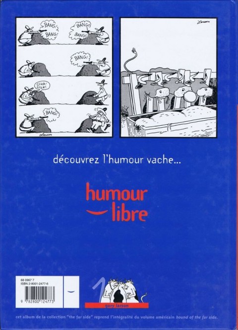 Verso de l'album Gary Larson Tome 1