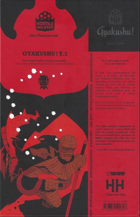 Verso de l'album Gyakushu ! Tome 2