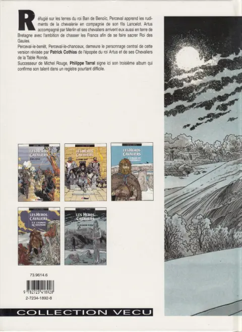 Verso de l'album Les Héros cavaliers Tome 5 Blanche fleur