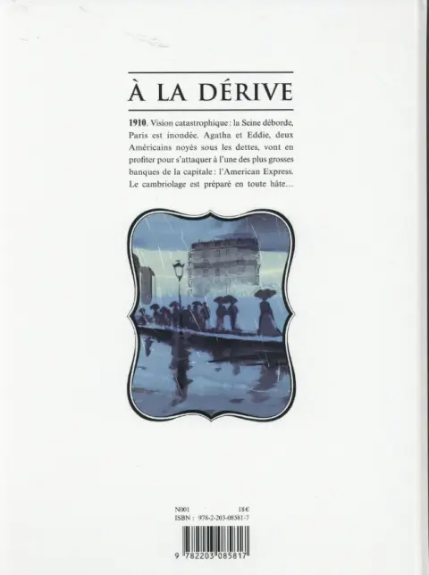 Verso de l'album À la dérive