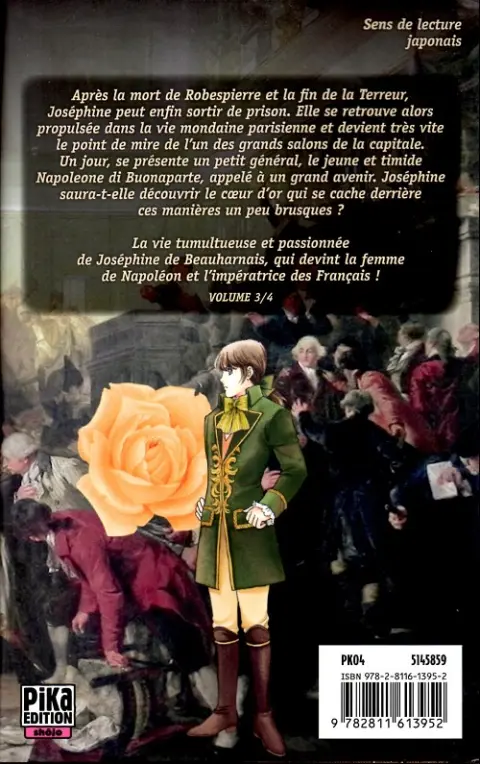 Verso de l'album Joséphine impératrice Vol. 3
