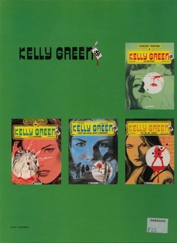 Verso de l'album Kelly Green Tome 3 Cent millions, mort comprise !