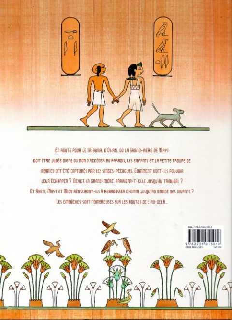 Verso de l'album Kheti, fils du Nil Tome 4 Le Jugement d'Osiris
