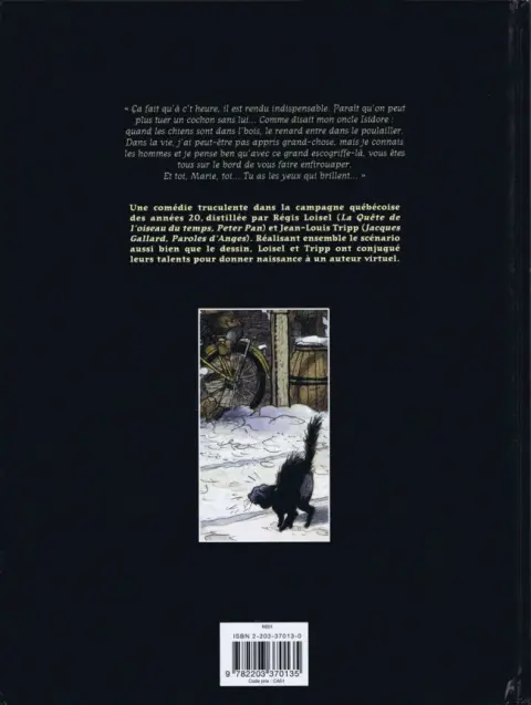 Verso de l'album Magasin général Tome 2 Serge