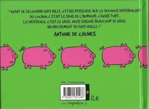 Verso de l'album Méchants cochons
