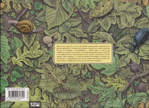 Verso de l'album Mémoires de la terre