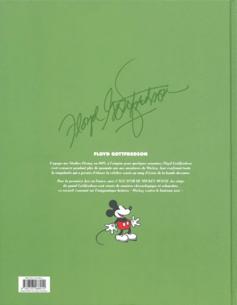Verso de l'album L'âge d'or de Mickey Mouse Tome 3 Mickey contre le Fantôme noir et autres histoires (1939-1940)
