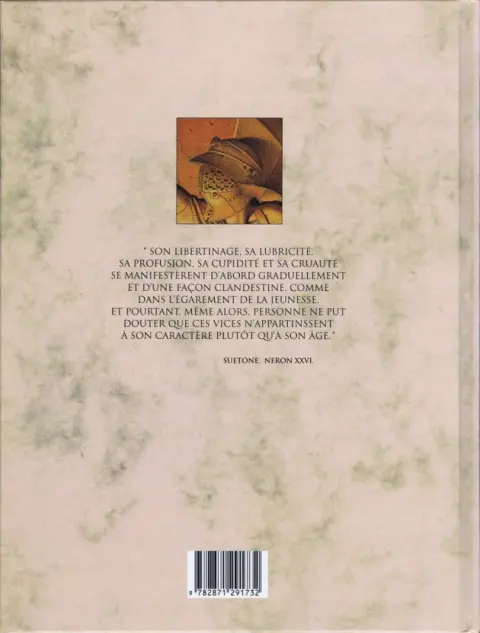 Verso de l'album Murena Tome 2 De sable et de sang
