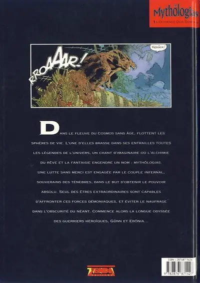 Verso de l'album Mythôlogias Tome 1 L'outrage des démons