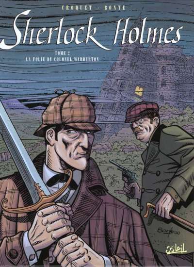 Couverture de l'album Sherlock Holmes Tome 2 La folie du colonel Warburton