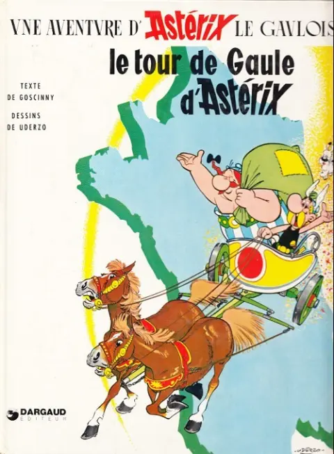 Couverture de l'album Astérix Tome 5 Le tour de Gaule d'Astérix